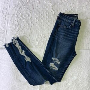 American eagle super high rise jeans
